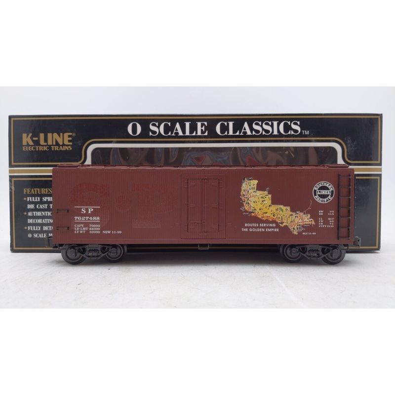 K-Line K762-7488 O Gauge Southern Pacific Historic Refrigerator Car #7627488 EX/Box