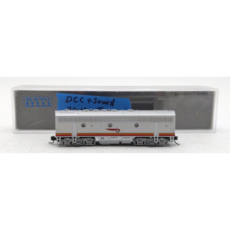 Kato 176-2211 N Santa Fe Warbonnet EMD F7 B-Unit Powered Diesel Engine w/DCC/SND EX/Box