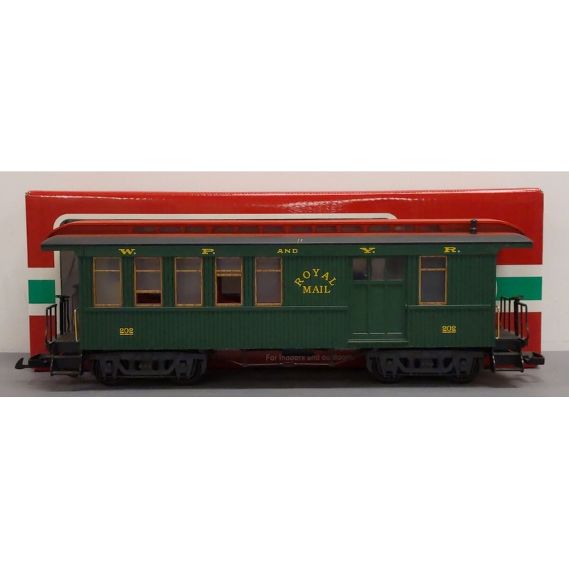 LGB 36815 WP&Y Royal Mail Passenger Car #202 EX/Box
