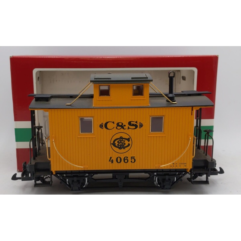 LGB 4065-G01 G Scale Colorado & Southern Yellow Caboose EX/Box