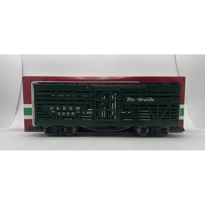 LGB 4068 Denver & Rio Grande Western Green Stock Car EX/Box