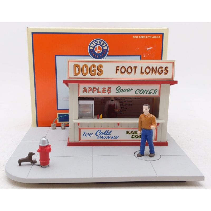 Lionel 6-14160 O Animated Frank’s Hot Dog Stand EX/Box