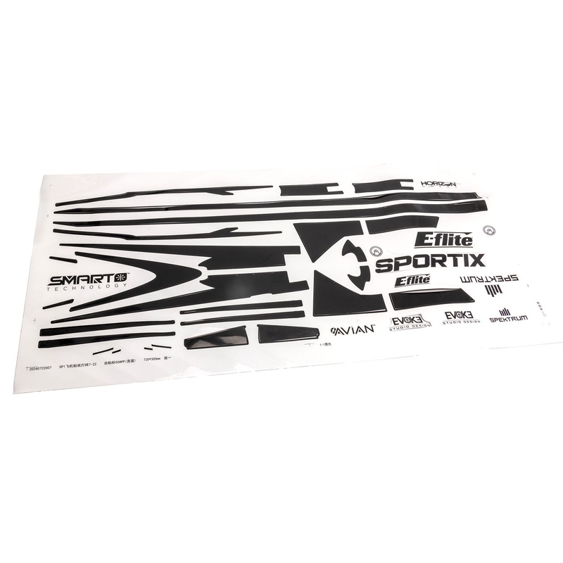 E-flite EFL-1967 Sportix 1.1m Decal Sheet