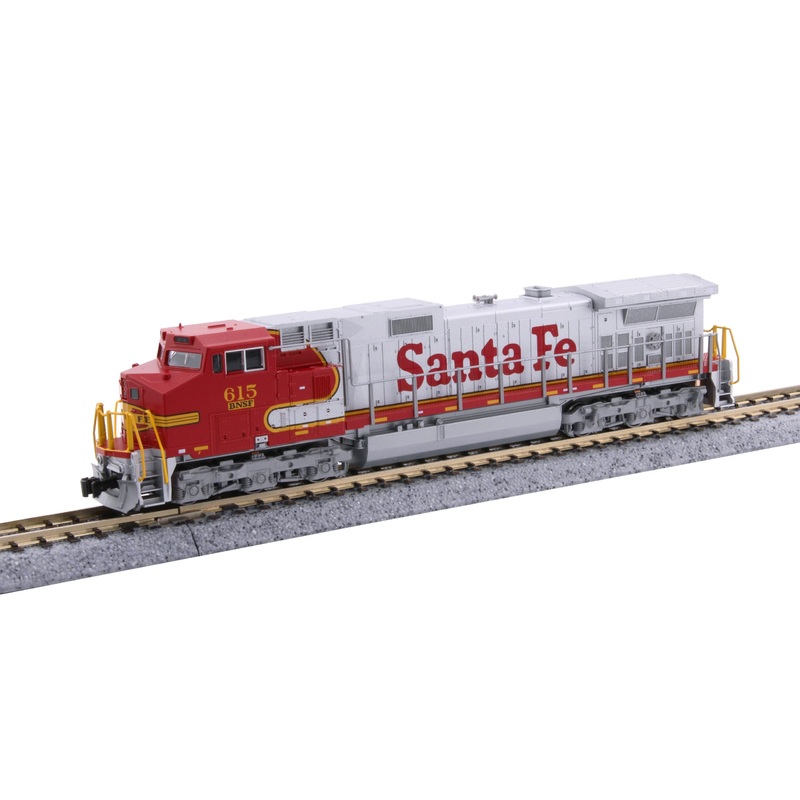 Kato 176-3515-S N BNSF Warbonnet GE C44-9W Diesel Locomotive w/DCC & Sound #615