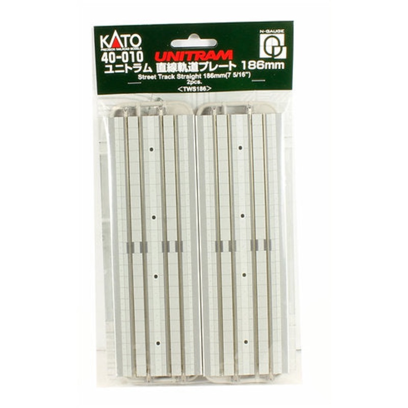 Kato 40-014 N 186mm UNITRAM Straight Track Plate