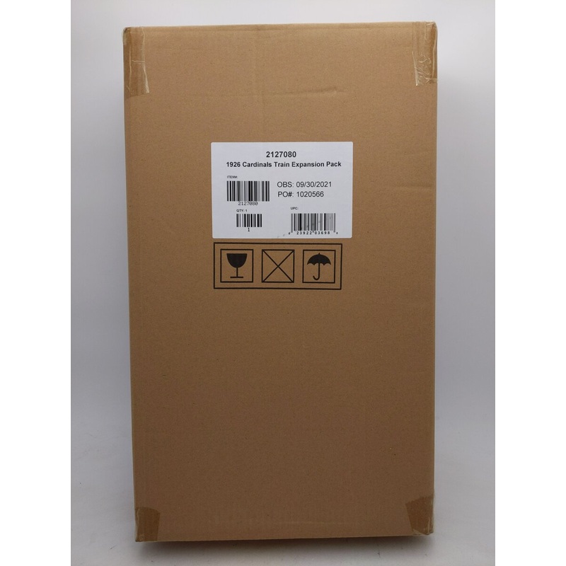 Lionel 2127080 O 3 Rail 1926 Pullman Cardinals Train Expansion Pack MT/Box