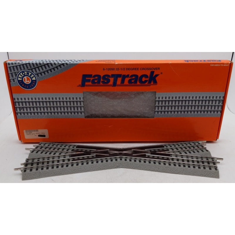 Lionel 6-12050 O FasTrack 22.5 Degree Crossover EX/Box
