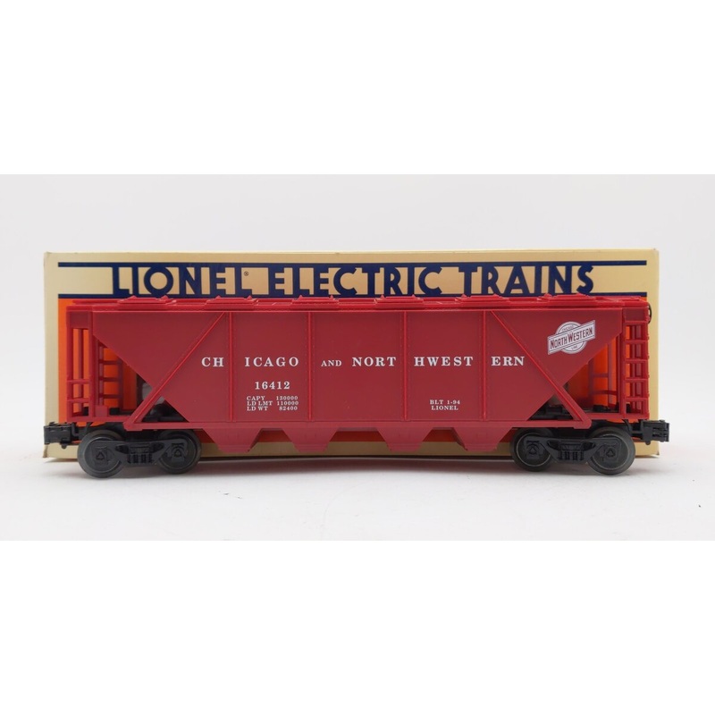 Lionel 6-16412 O Gauge Chicago & North Western 4-Bay Covered Hopper EX/Box