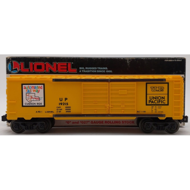 Lionel 6-19215 O Gauge Union Pacific Double Door Boxcar #19215 EX/Box