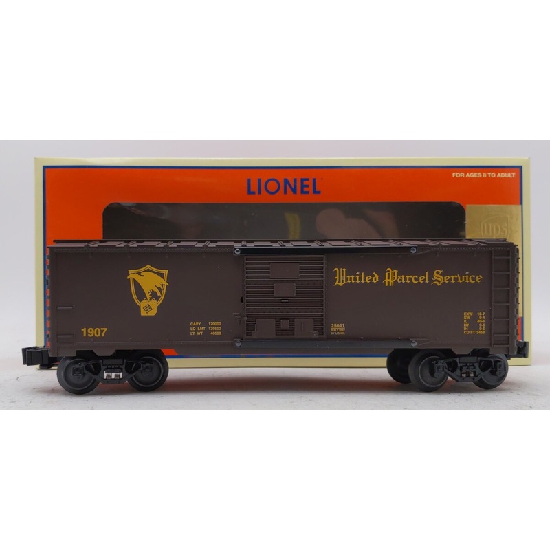 Lionel 6-25041 O Gauge UPS Centennial Boxcar #1907 LN/Box