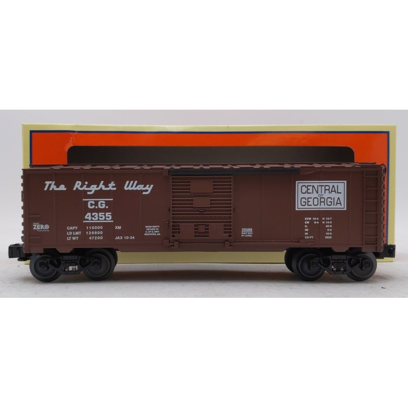 Lionel 6-25088 O Gauge Central of Georgia Boxcar #4355 LN/Box