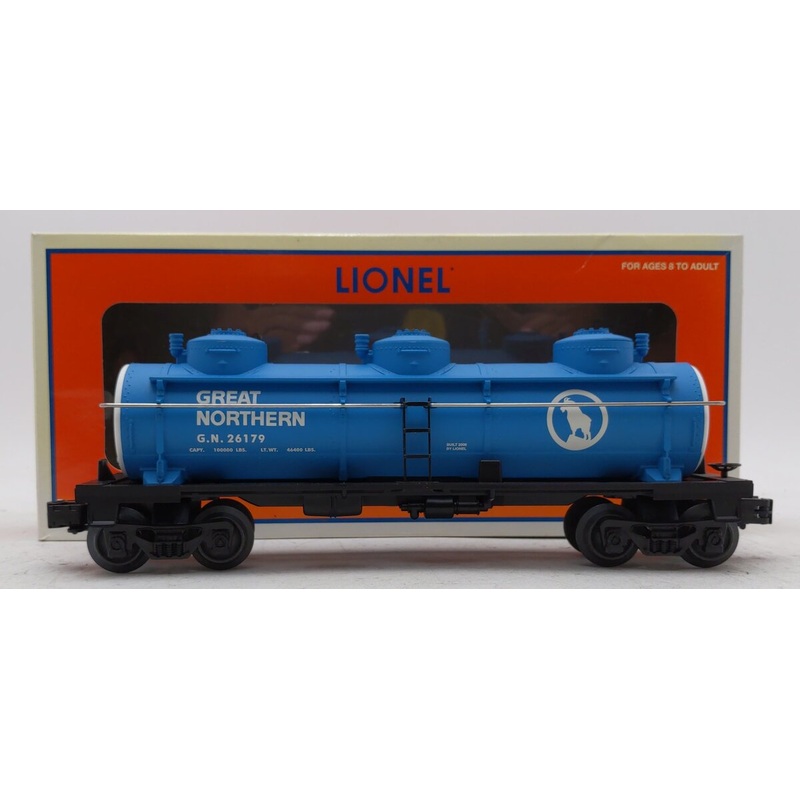 Lionel 6-26179 O Gauge Great Northern 3-Dome Tank Car #26719 LN/Box