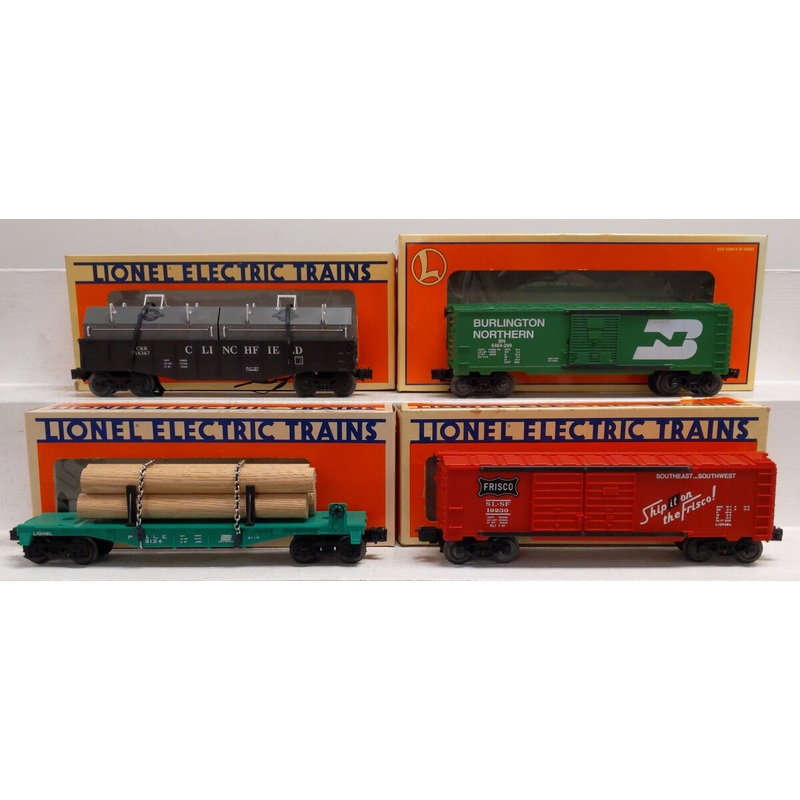 Lionel Assorted O Gauge Freight Cars: 1636, 19230, 9124, 6464-299 [4] EX/Box