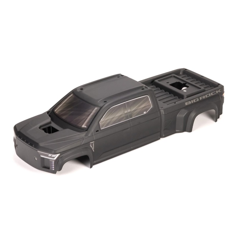 ARRMA ARA-1379 BIG ROCK CREW Clipless Matte Black Painted Decaled Trimmed Body