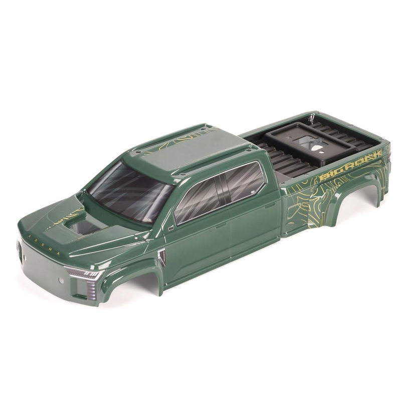 ARRMA ARA-1380 BIG ROCK CREW 4X4 Cab Clipless Green Painted Decaled Trimmed Body