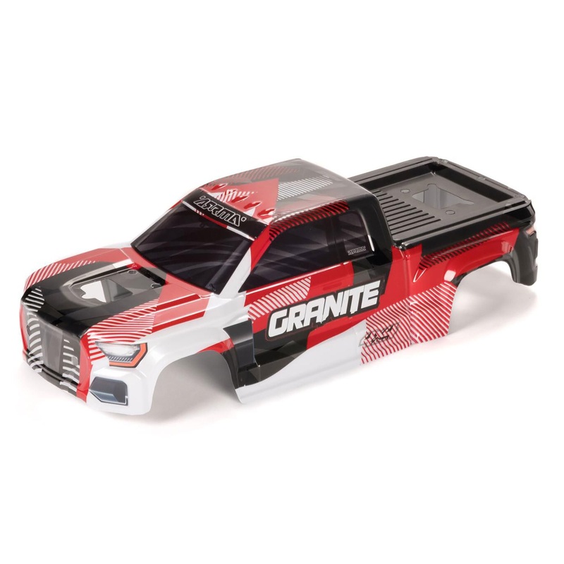 ARRMA ARA-1622 GRANITE Clipless Red Painted Decaled Trimmed Body