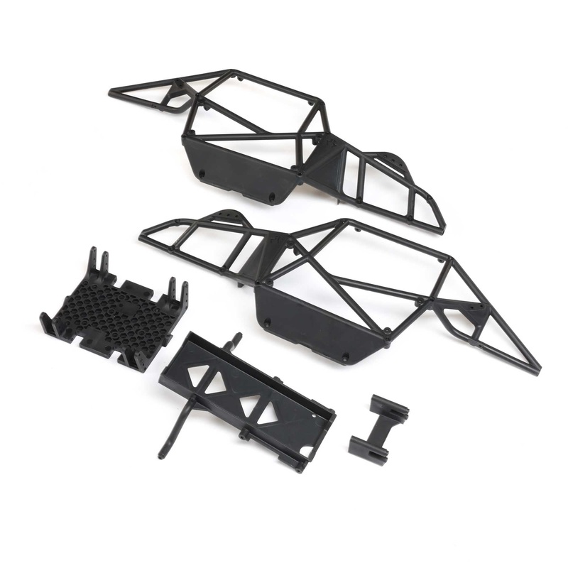 Axial AXI-2189 Gilamon AXP8 Cage Sides, Skid Plate, Battery Tray