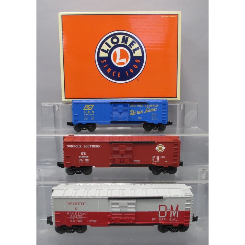 Lionel 6-39253 O Gauge 6464 Archive Boxcars (Set of 3) EX/Box