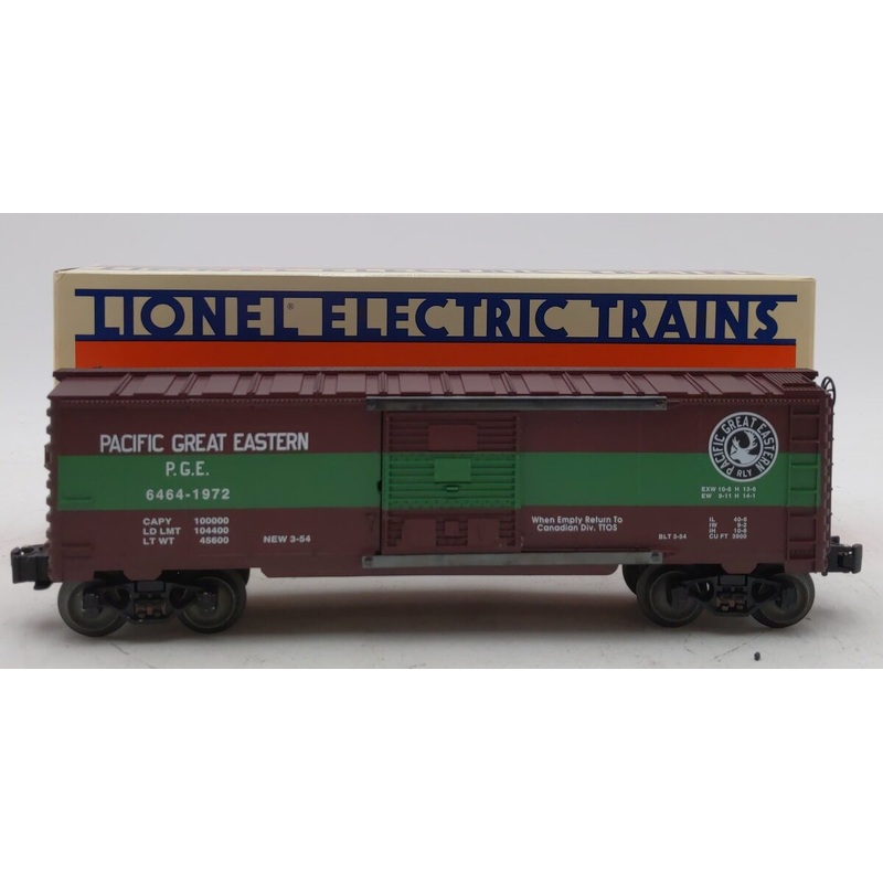 Lionel 6-52086 O Gauge TTOS-1996 Pacific Great Eastern 6464 Boxcar #1972 LN/Box
