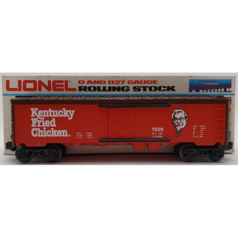 Lionel 6-7509 O Gauge Kentucky Fried Chicken Reefer Car EX/Box