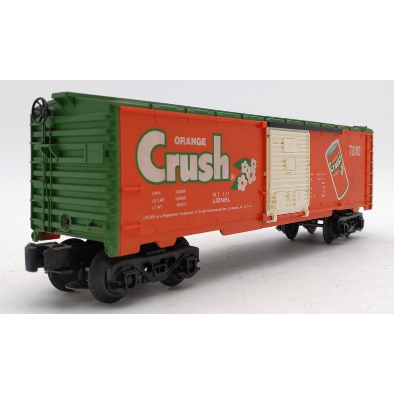 Lionel 6-7810 O Gauge Orange Crush Boxcar EX