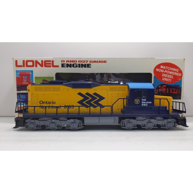 Lionel 6-8163 O Gauge Ontario Northland SD-18 Dummy Diesel Engine #8163 w/ Horn EX/Box