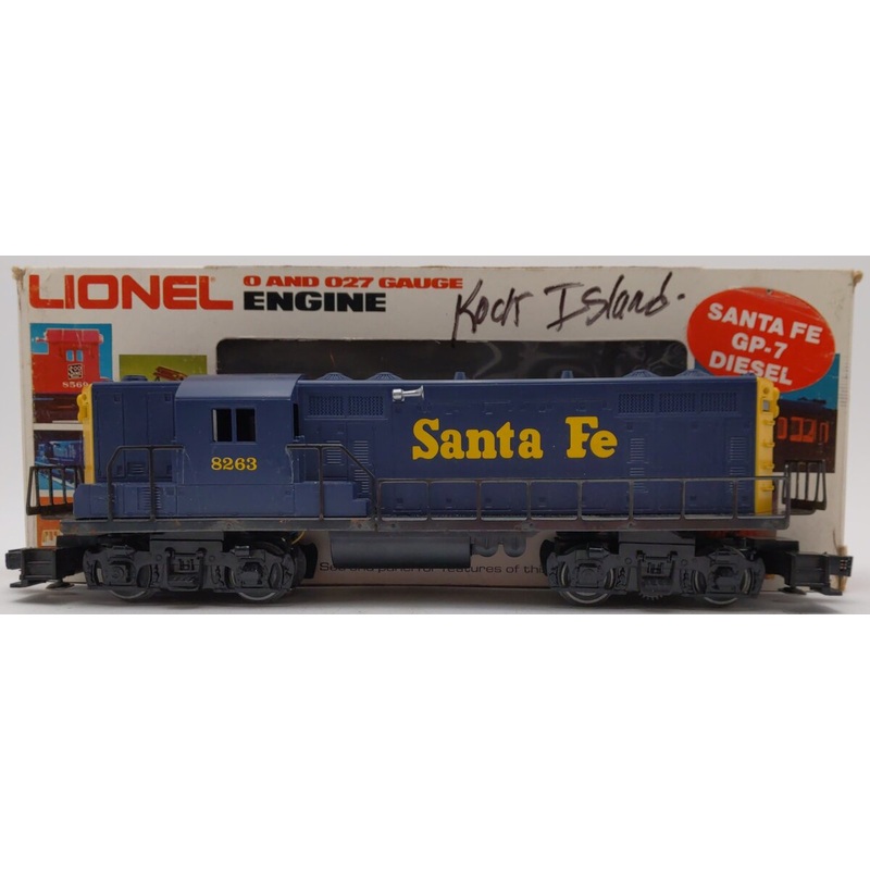 Lionel 6-8263 Santa Fe GP-7 Diesel Locomotive EX/Box
