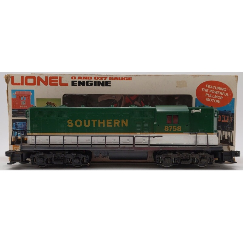 Lionel 6-8758 O Southern GP-7 Dummy Diesel Locomotive EX/Box