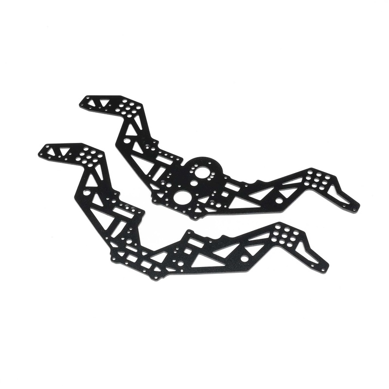 Losi LOS-2052 Mini LMT Megalodon Black Chassis Plate Set V2