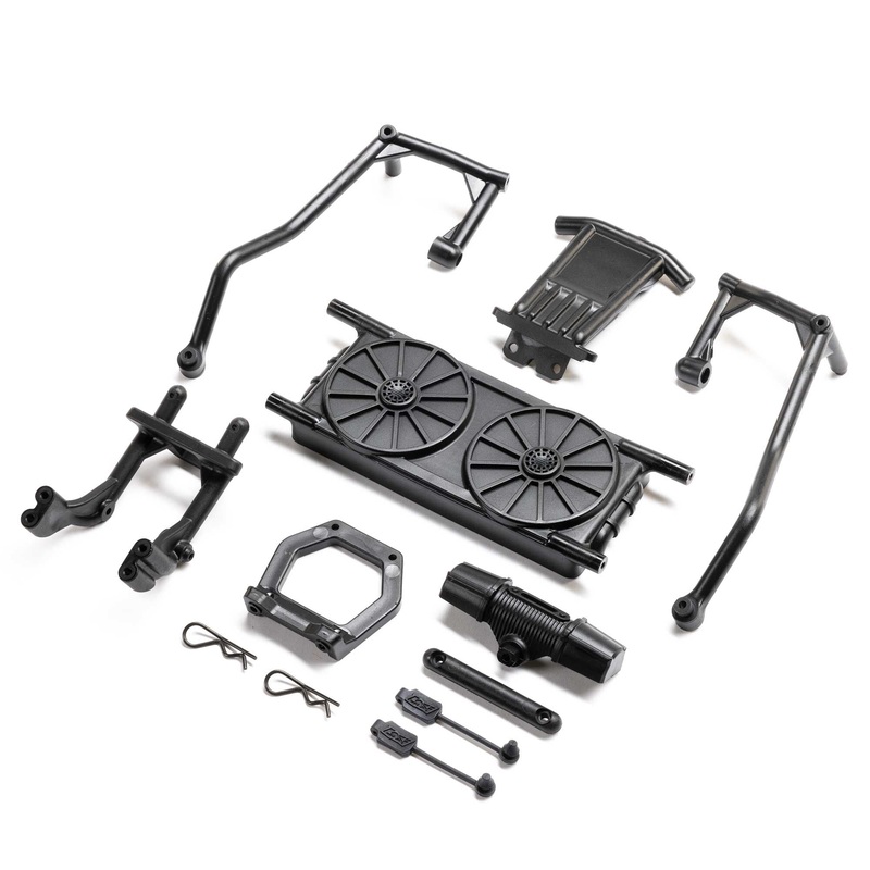 Losi LOS251132 8X Super Lasernut Bumper, Body Post