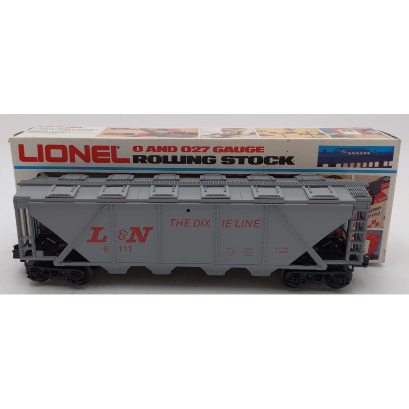 Lionel 6-6111 O Gauge Louisville & Nashville Gray Covered Hopper LN/Box