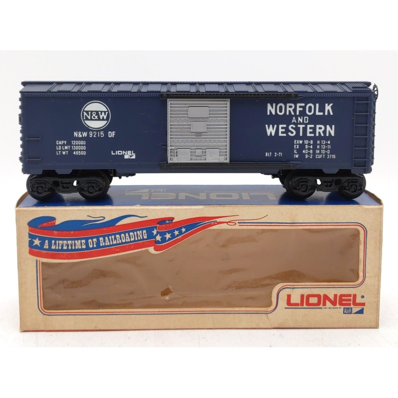 Lionel 6-9215 O Gauge Norfolk & Western Boxcar #9215 EX/Box