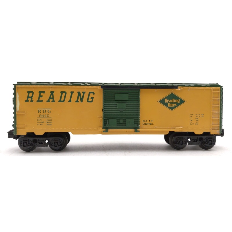 Lionel 6-9440 O Gauge Reading Boxcar #9440 VG