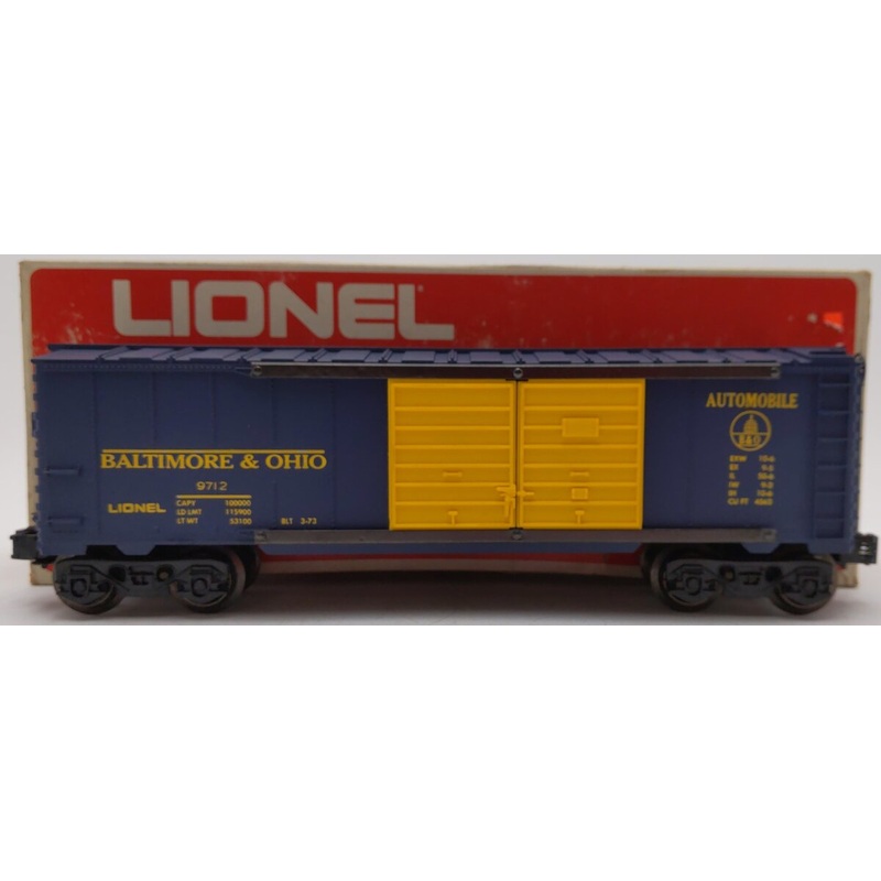 Lionel 6-9712 O Gauge Baltimore & Ohio Automobile Car EX/Box