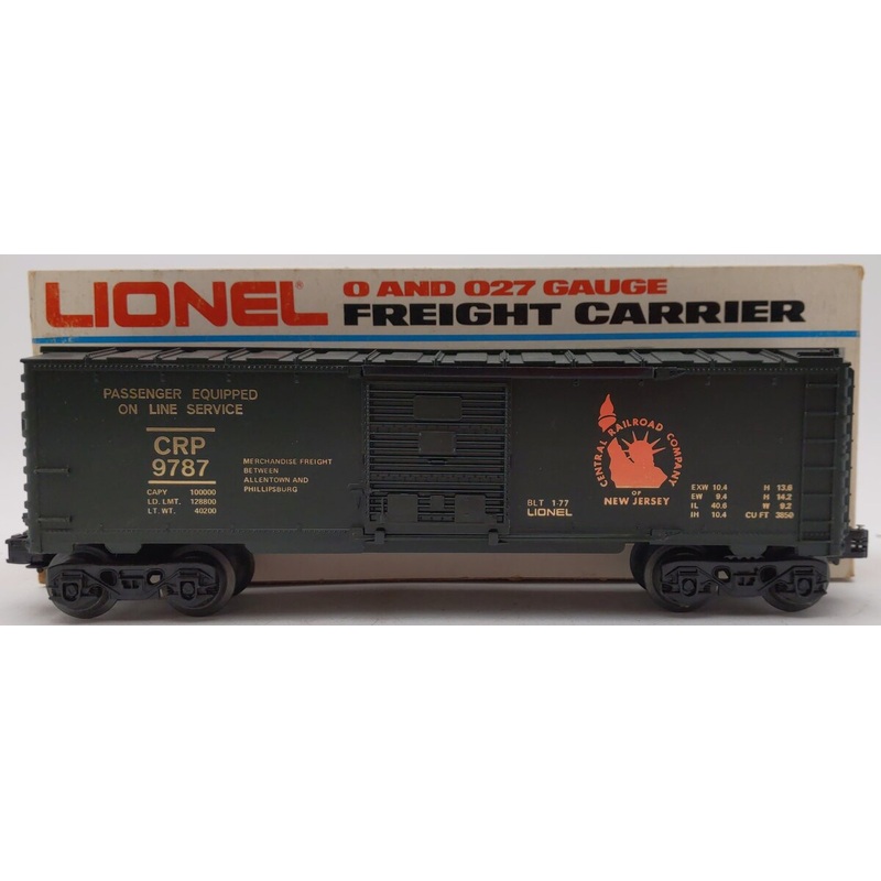 Lionel 6-9787 O Gauge Central of New Jersey Box Car EX/Box