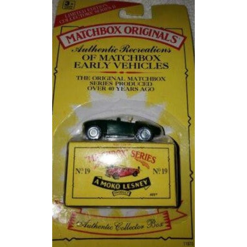 Matchbox 11970 1:64 Series No.19 A Moko Lesney Product Green Convertible EX/Box