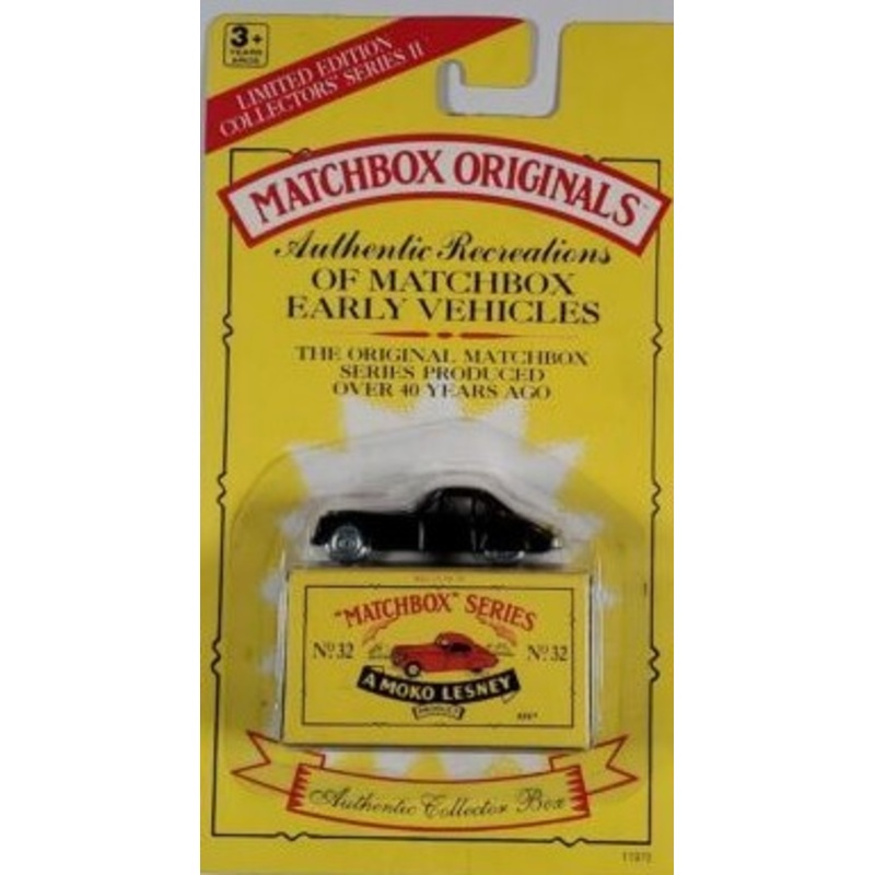 Matchbox 11970 1:64 Series No.32 A Moko Lesney Product Black Jaguar XK140. EX/Box