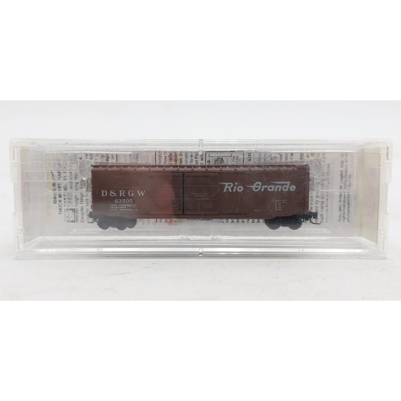 Micro-Trains 50600141 Z Denver & Rio Grande Western 50′ Standard Box Car #63505 LN/Box