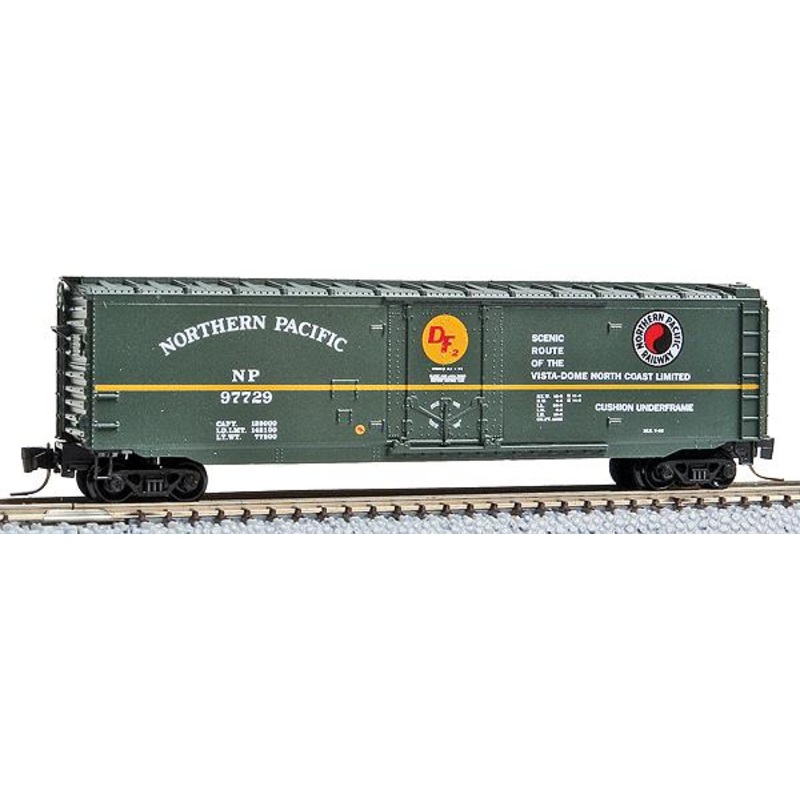 Micro-Trains 50700471 Z Northern Pacific 50′ Plug-Door Box Car #97729 EX/Box