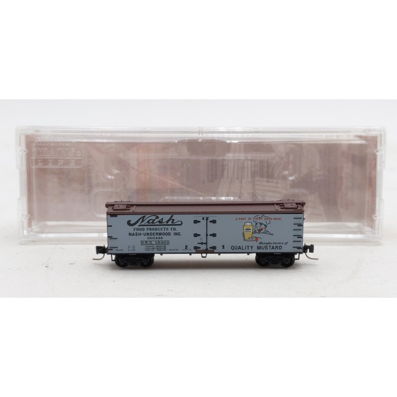 Micro-Trains 51800790 Z Nash Food Products 40′ Double-Sheathed Reefer #15660 EX/Box