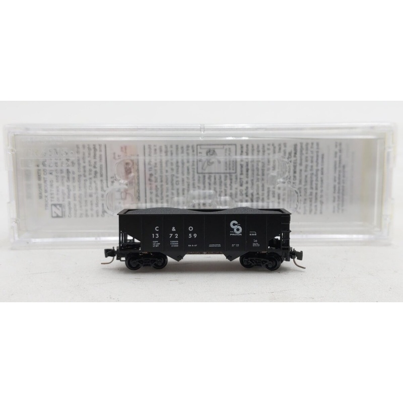 Micro-Trains 53400102 Z C&O 33′ Twin Bay Rib Side Hopper w/Load #137259 EX/Box