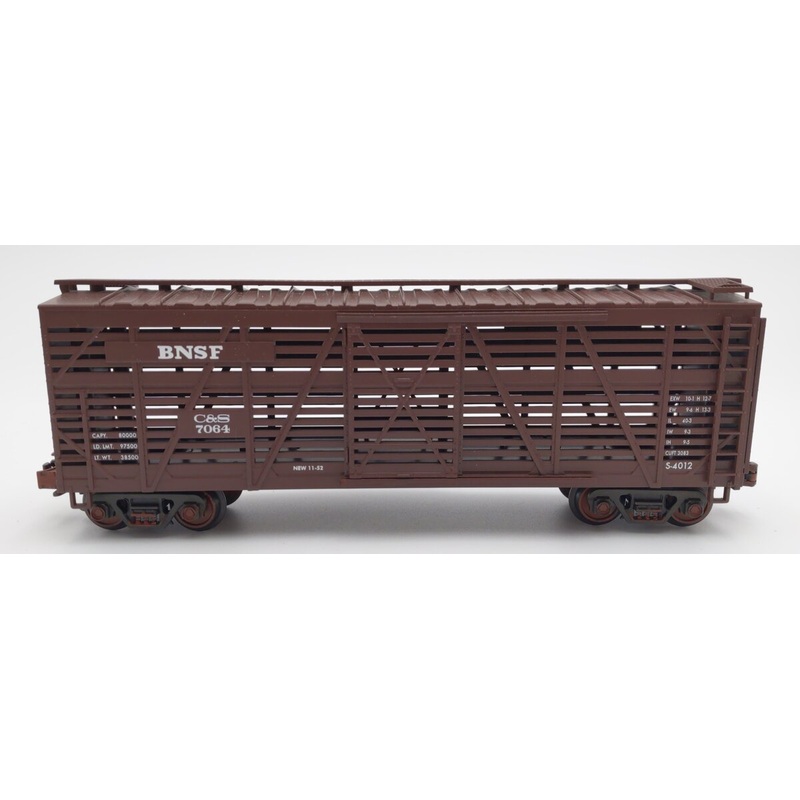 MTH 20-90021C O Gauge C&S Steel Sided Stock Car #7064 – Custom EX