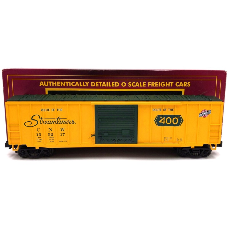 MTH 20-90052 O Gauge Chicago & North Western 50′ Box Car #155217 LN/Box