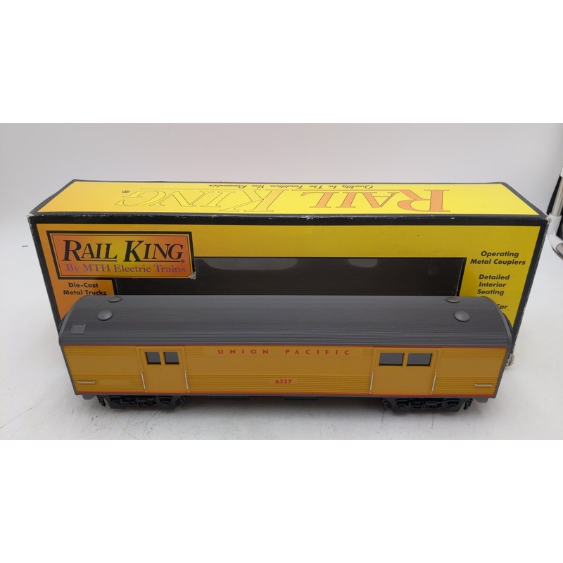 MTH 30-6030 O Gauge Union Pacific O27 Streamlined Baggage Car #6327 EX/Box