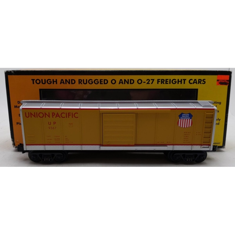 MTH 30-7430 O Gauge Union Pacific Rounded Roof Boxcar #9367 EX/Box