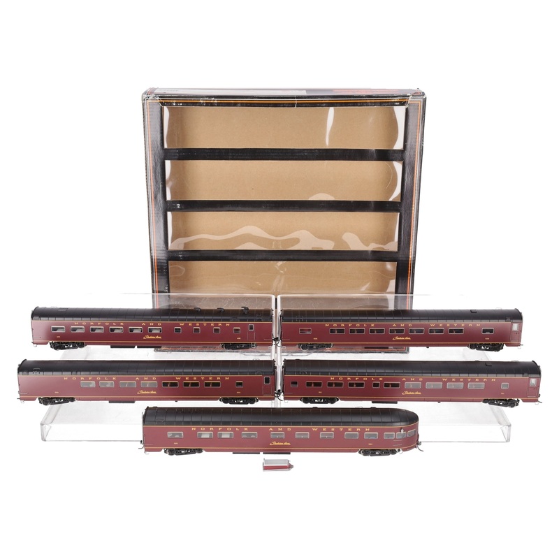 MTH 80-60013 HO Norfolk & Western Passenger Car Set (Set of 5) LN/Box