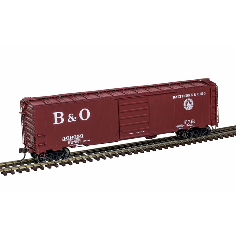 Atlas 20007519 HO Baltimore & Ohio 50′ Postwar Single Door Boxcar #469059
