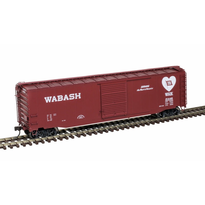 Atlas 20007521 HO Wabash 50′ Postwar Single Door Boxcar #21548