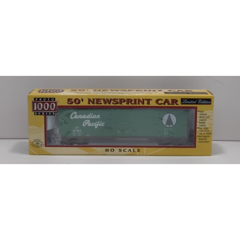 Proto 1000 31099 HO Scale Canadian Pacific Newsprint Boxcar #81135 NIB