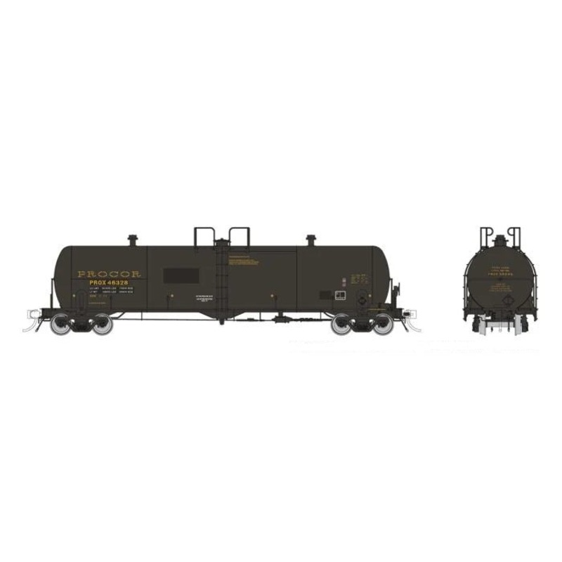 Rapido Trains 135025A HO PROX – Late with Old Logo Procor 20K gal Tank Car